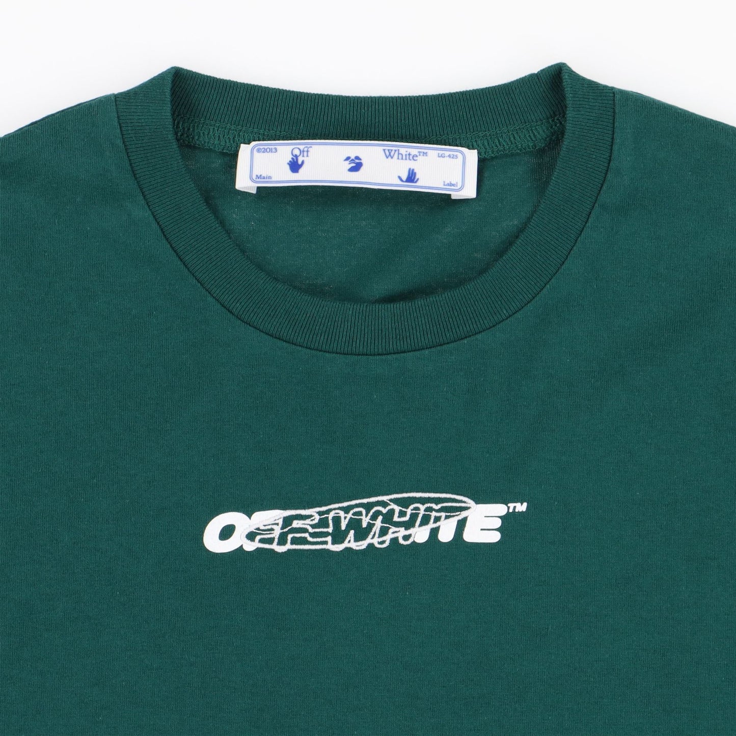 Off-White Green Hand Painters Logo
