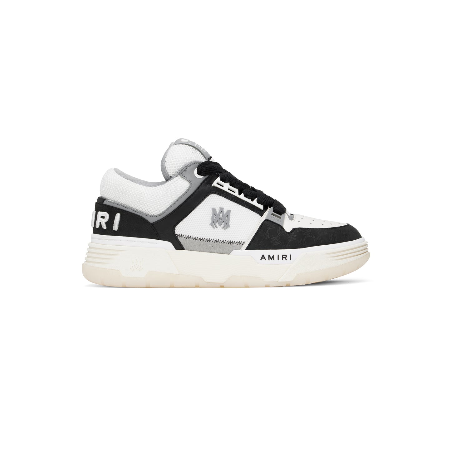 Amiri MA-1 White Black Quad Monogram Debossed
