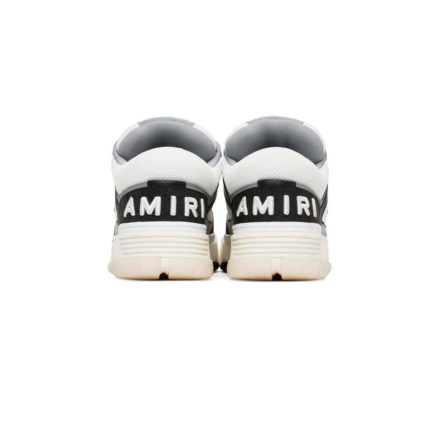 Amiri MA-1 White Black Quad Monogram Debossed