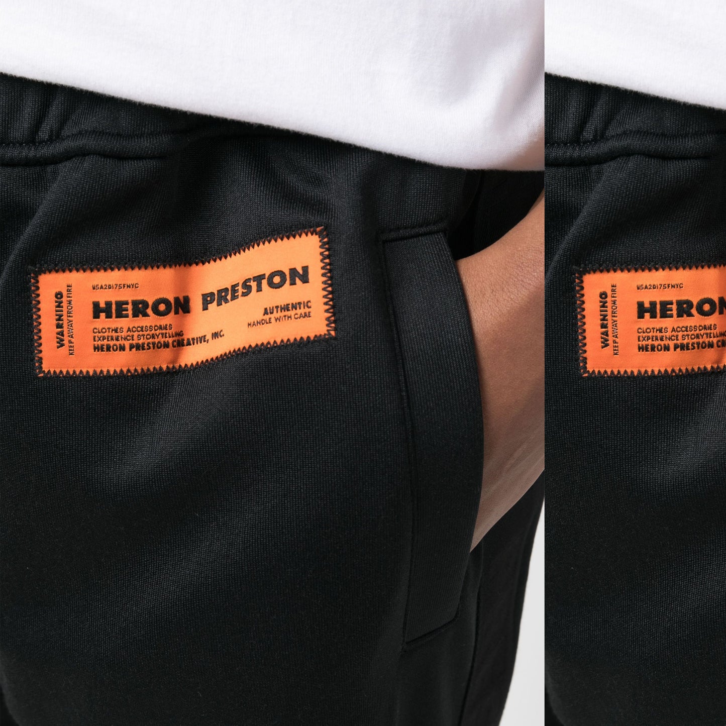 Heron Preston Logo Trackpants - Black