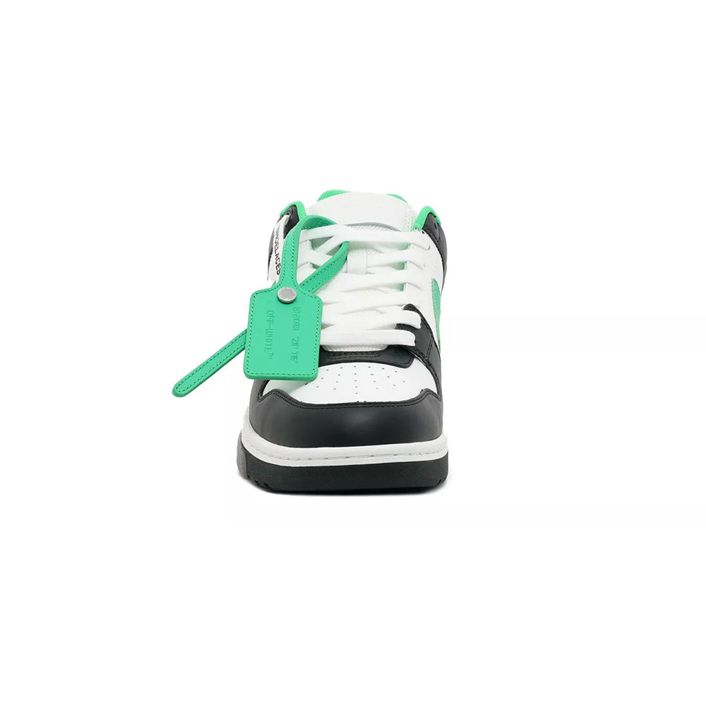 OFF-WHITE Out Of Office "OOO" Low Tops Black/Green