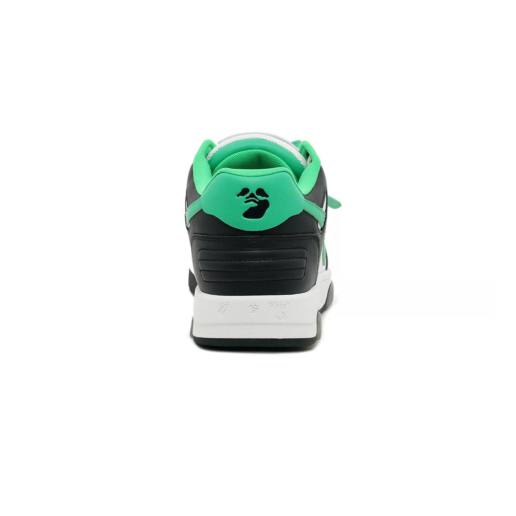 OFF-WHITE Out Of Office "OOO" Low Tops Black/Green