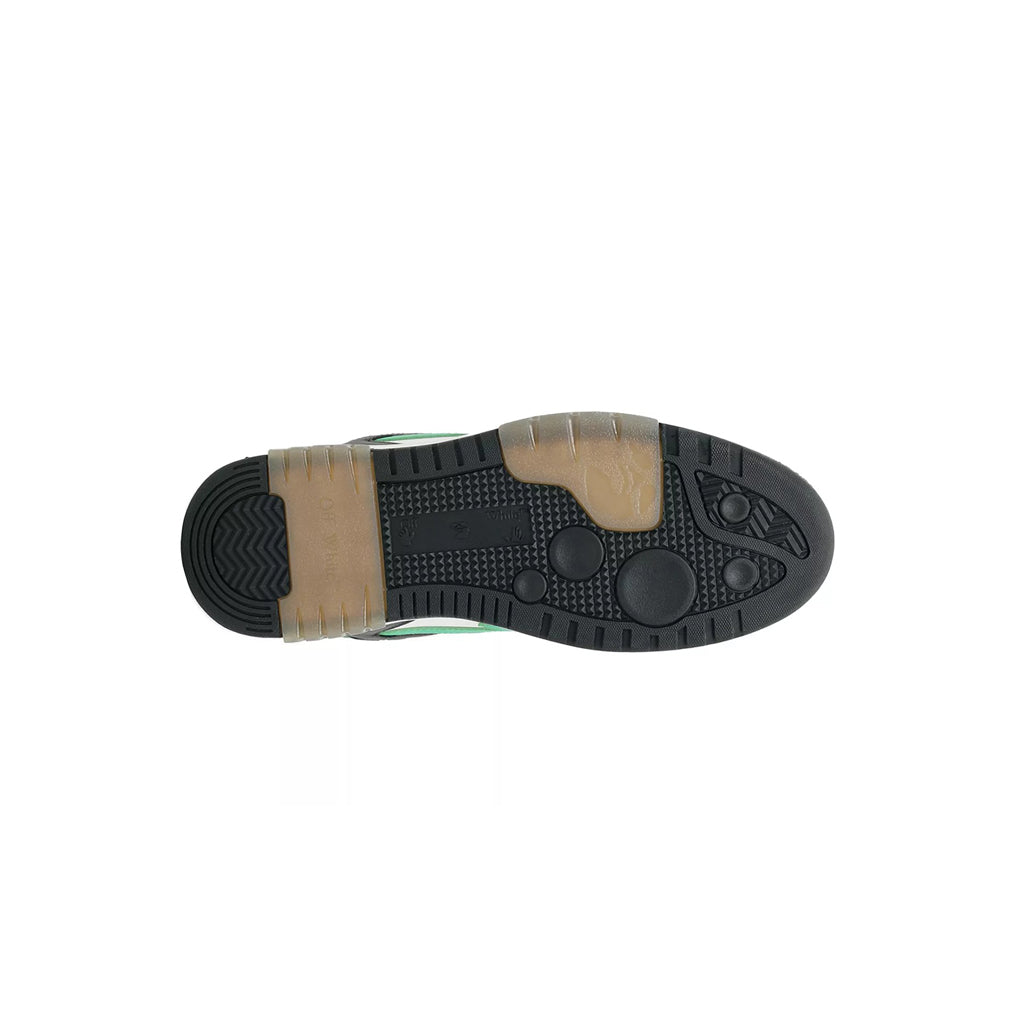 OFF-WHITE Out Of Office "OOO" Low Tops Black/Green