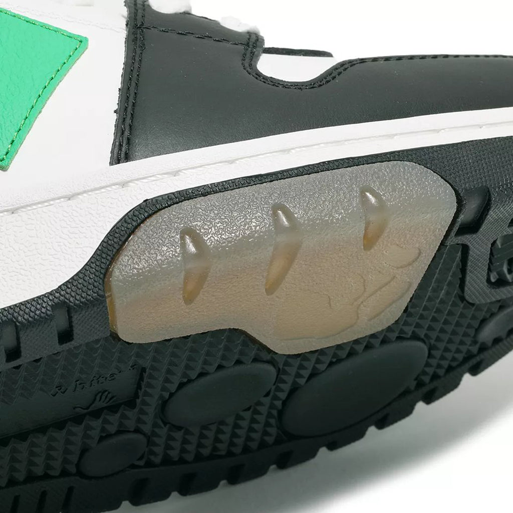 OFF-WHITE Out Of Office "OOO" Low Tops Black/Green