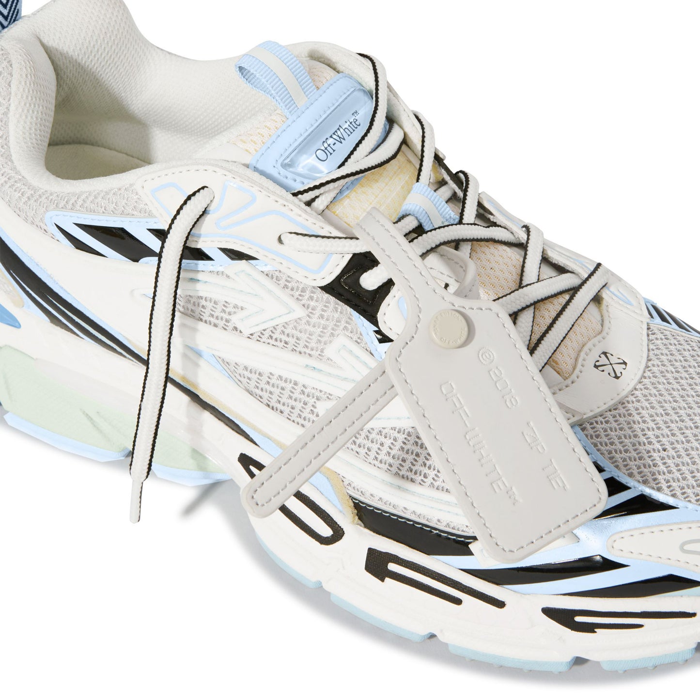 OFF-WHITE Be Right Back White "Light Blue"