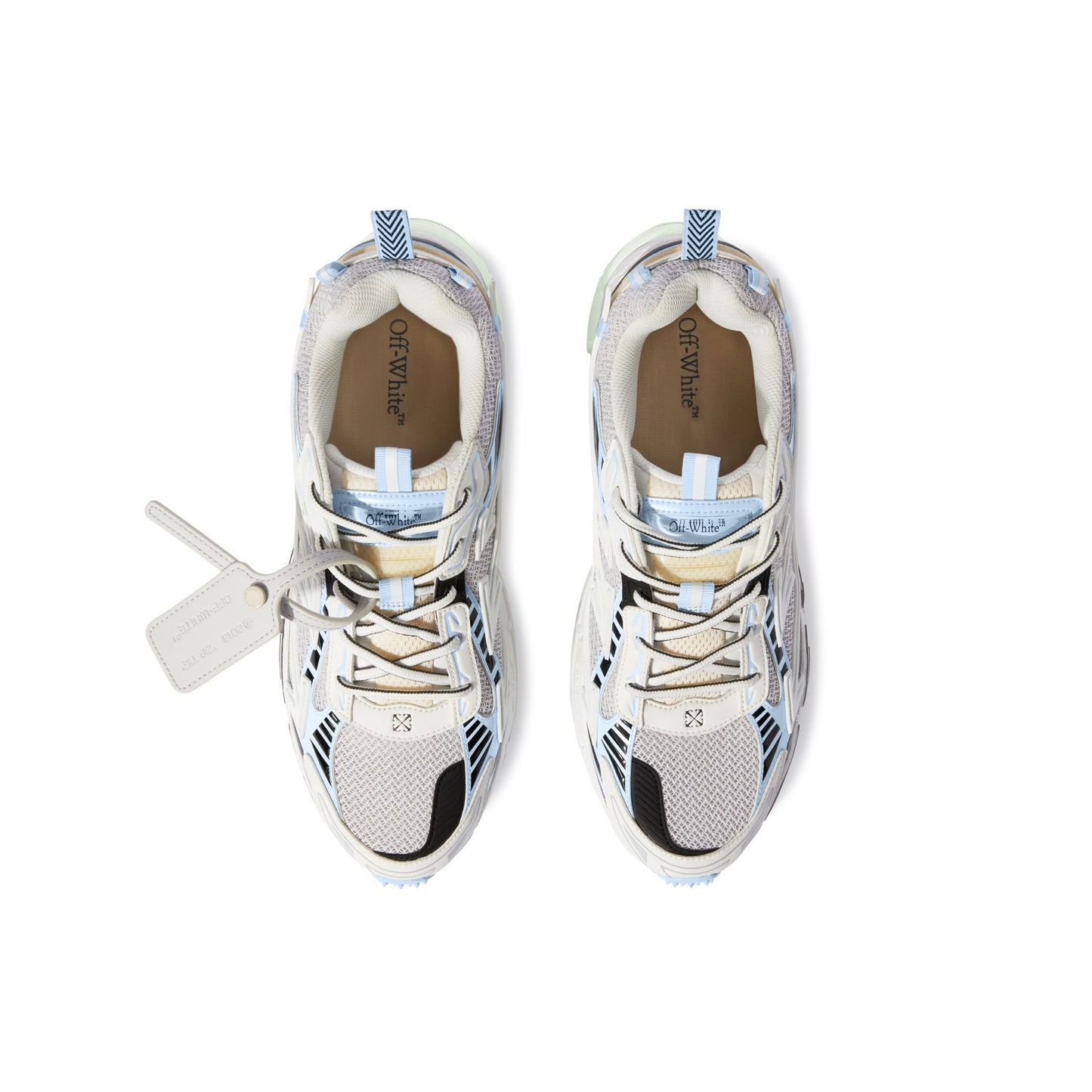 OFF-WHITE Be Right Back White "Light Blue"