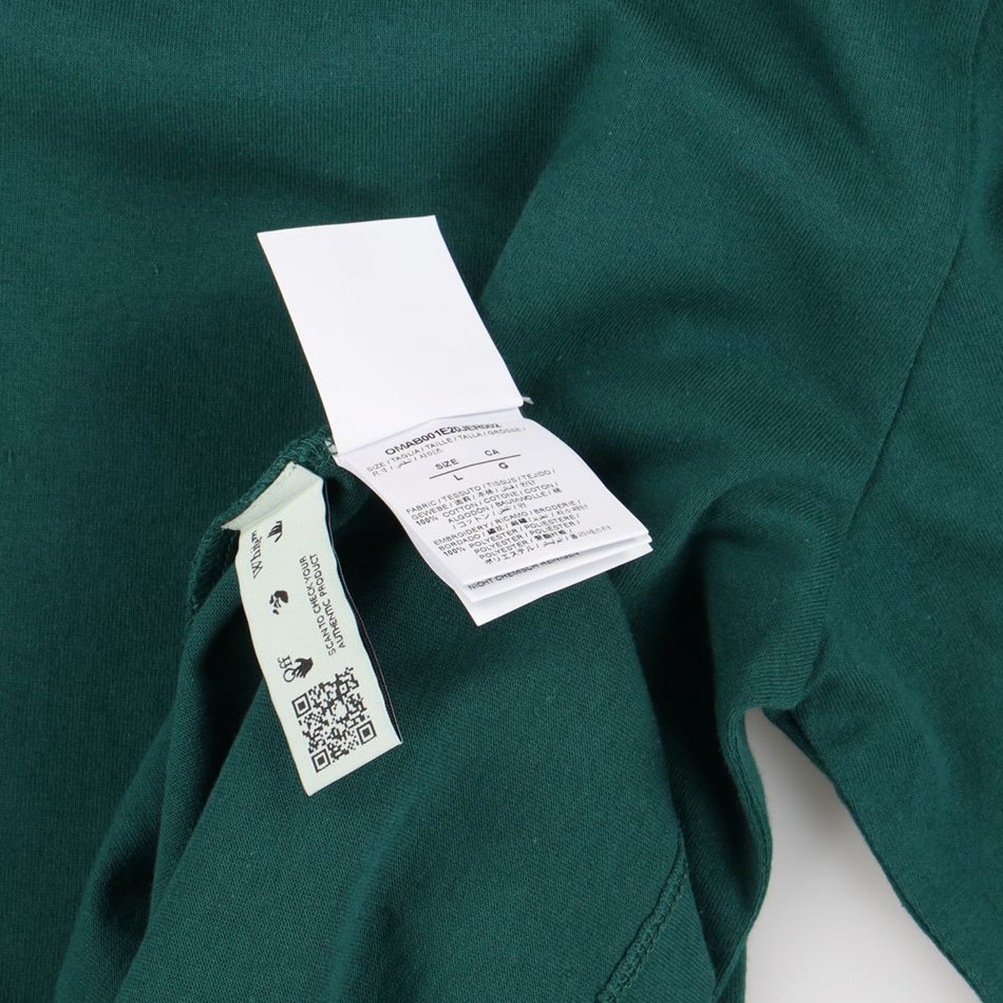 Off-White Green Hand Painters Logo